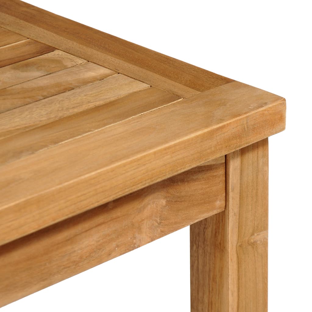 Vrtni blagovaonski set od 3 dijela 80x80 cm masivno tikovino drvo