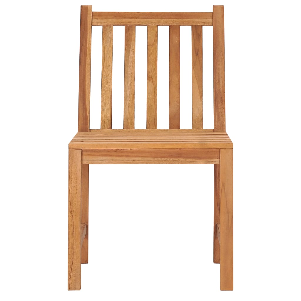 Vrtni blagovaonski set od 3 dijela 80x80 cm masivno tikovino drvo