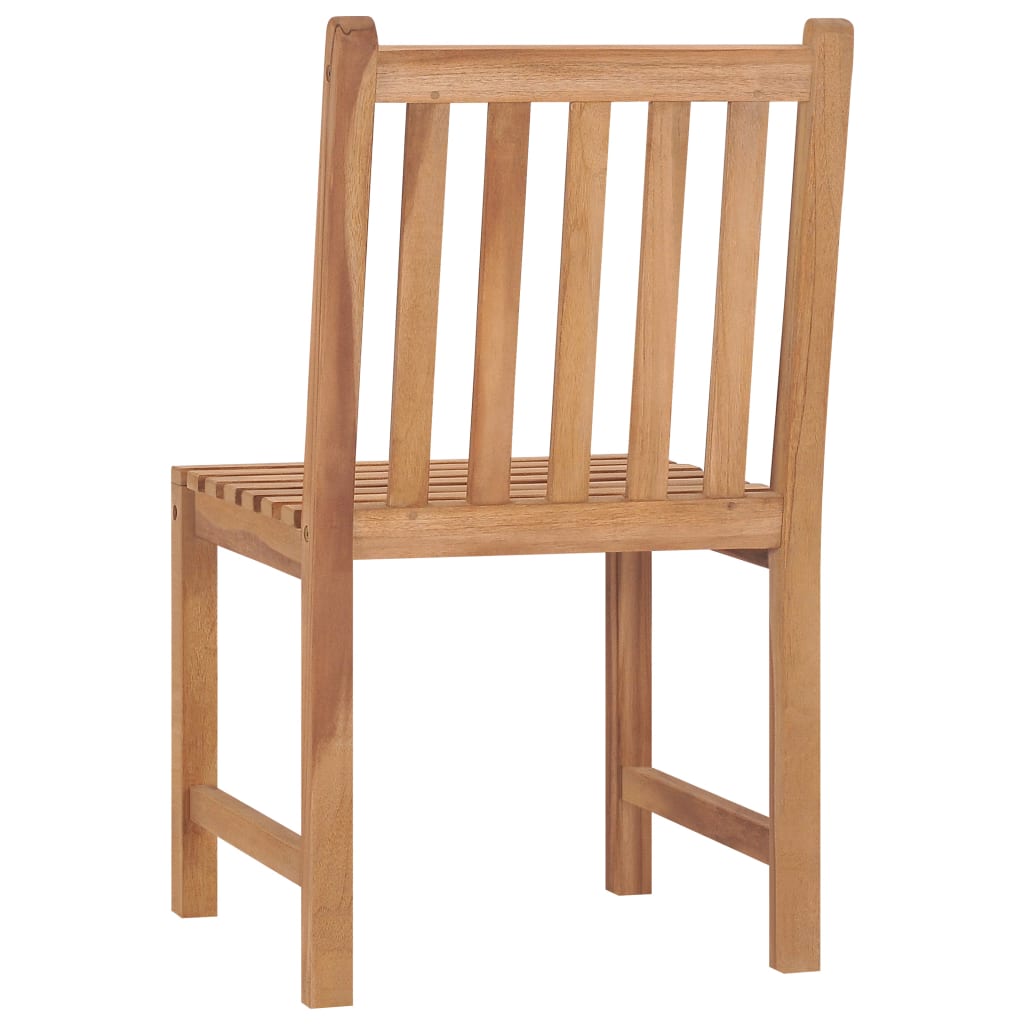 Vrtni blagovaonski set od 3 dijela 80x80 cm masivno tikovino drvo