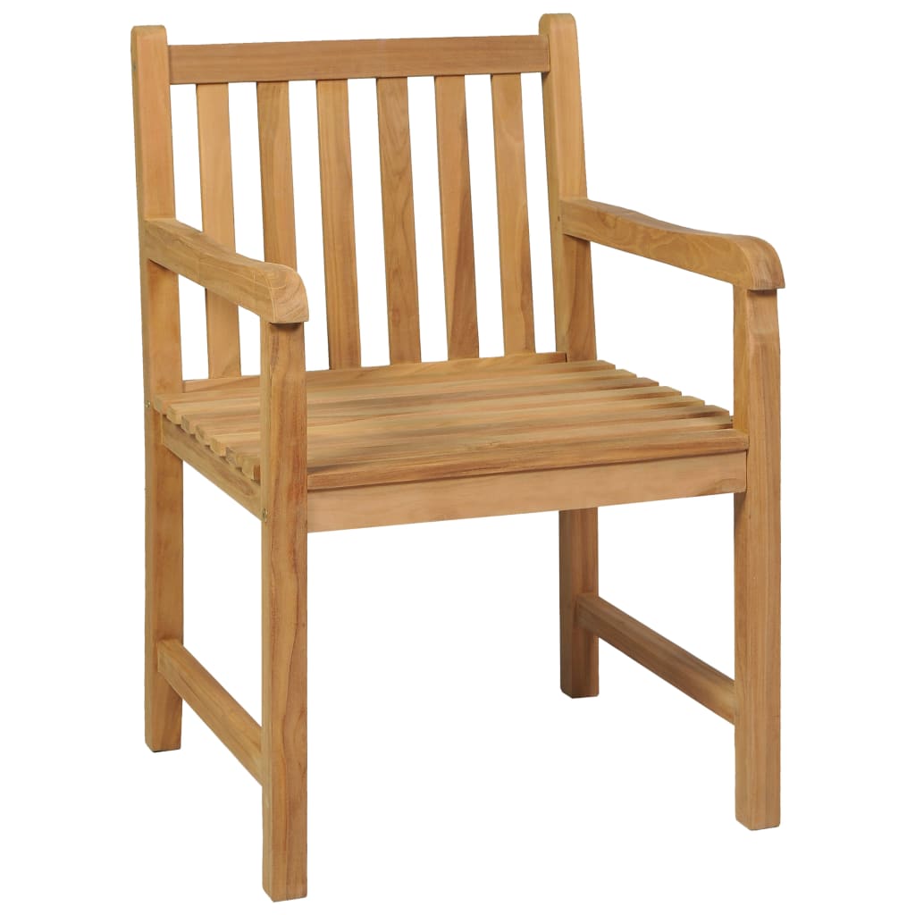Vrtni blagovaonski set od 3 dijela 80x80 cm masivno tikovino drvo