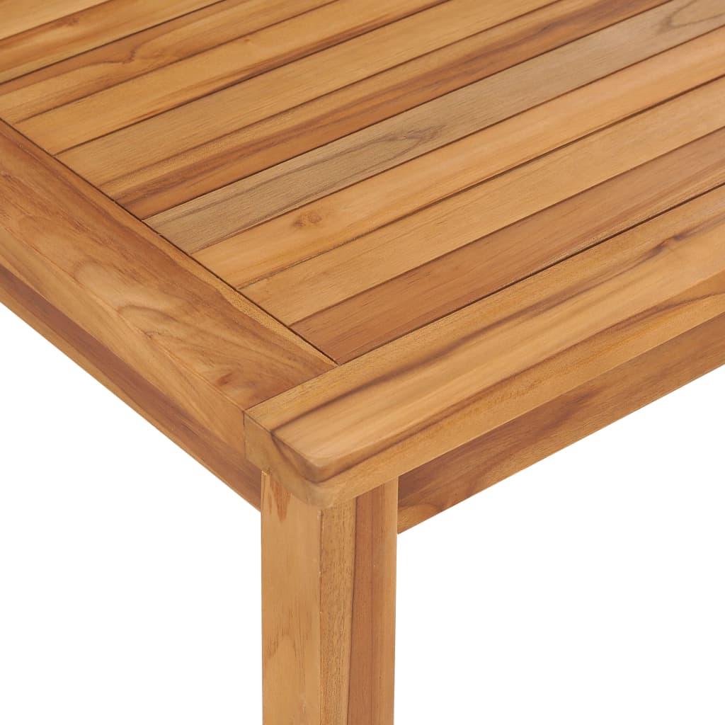 Vrtni blagovaonski set od 5 dijelova 120 x 70 cm masivno tikovino drvo