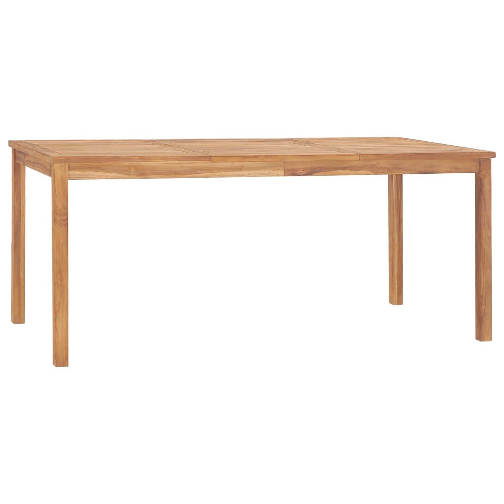 Vrtni blagovaonski set od 7 dijelova 180x90 cm masivno tikovino drvo