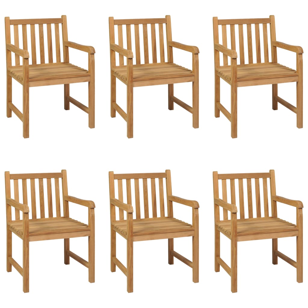 Vrtni blagovaonski set od 7 dijelova 180x90 cm masivno tikovino drvo