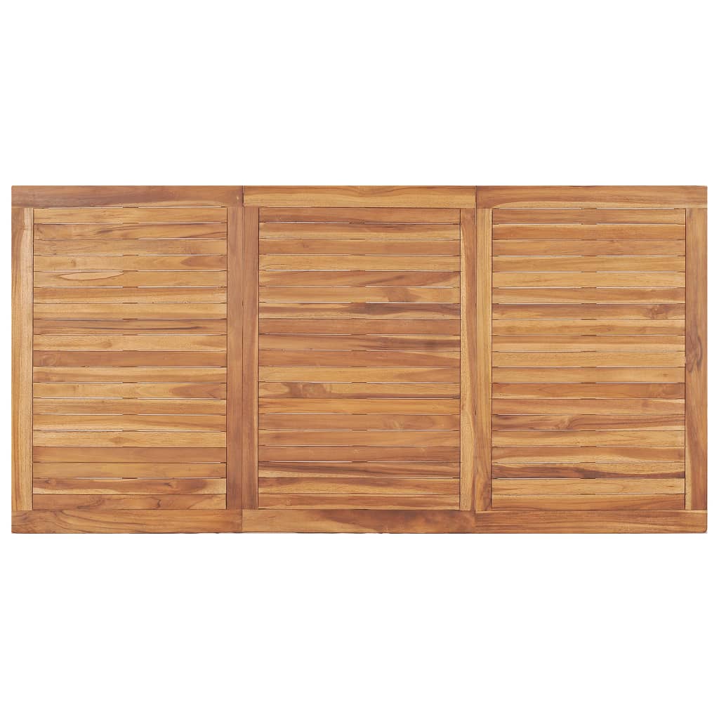 Vrtni blagovaonski set od 7 dijelova 180x90 cm masivno tikovino drvo