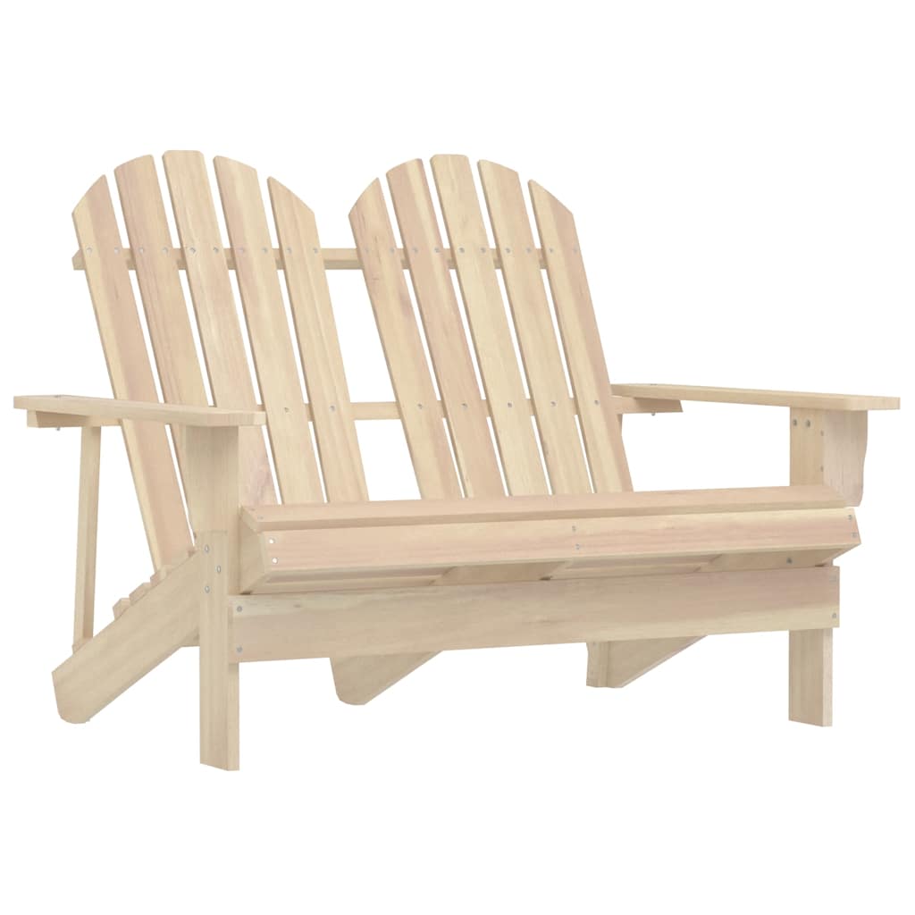 Vrtni dvosjed Adirondack od masivne jelovine