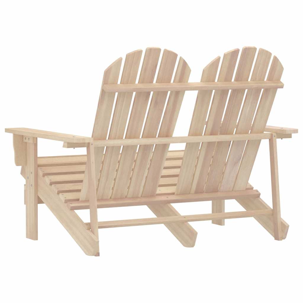 Vrtni dvosjed Adirondack od masivne jelovine