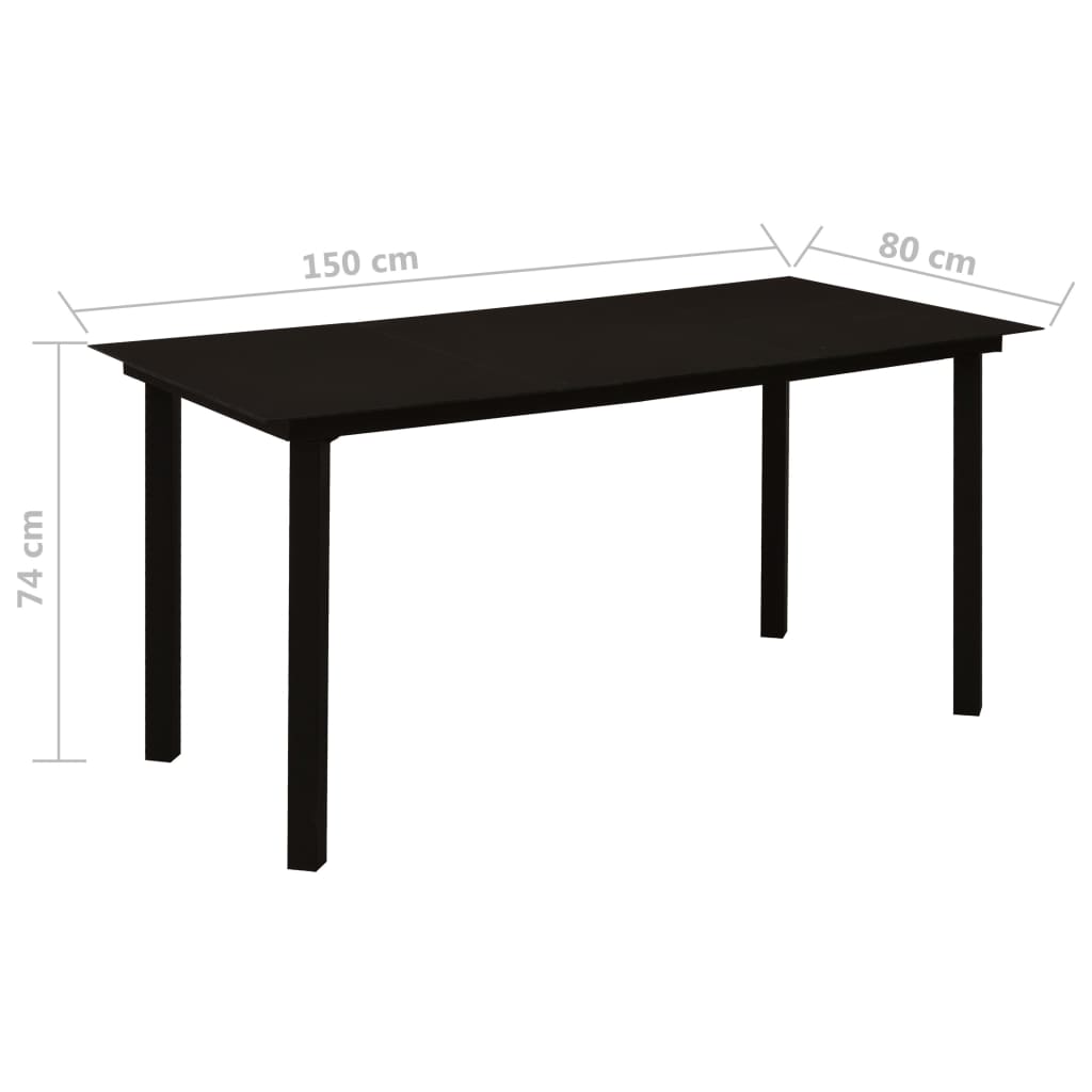 5-dijelni vrtni blagovaonski set