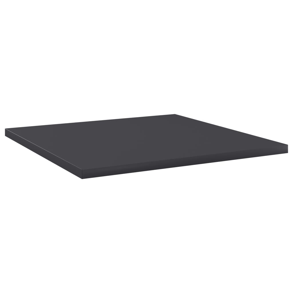 Police za knjige 8 kom sive 40 x 40 x 1,5 cm konstruirano drvo