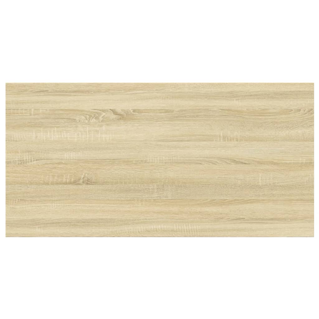 Police za knjige 4 kom boja hrasta sonome 60x30x1,5 cm iverica