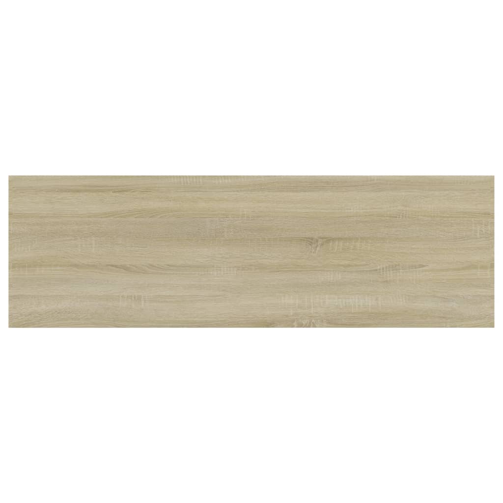 Police za knjige 4 kom boja hrasta sonome 80x20x1,5 cm iverica