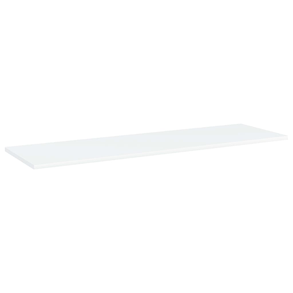 Police za knjige 8 kom bijele 100 x 30 x 1,5 cm od iverice