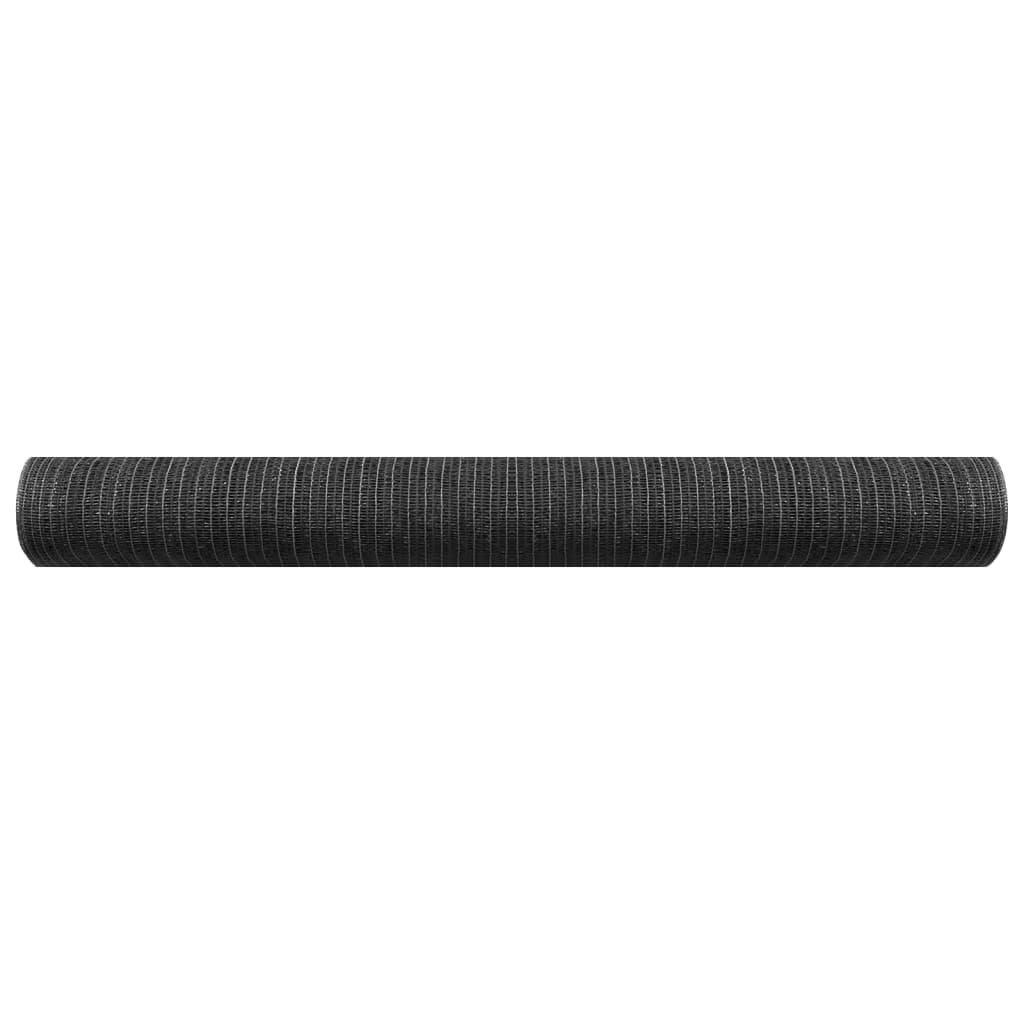 Mreža za privatnost antracit 2 x 25 m HDPE 195 g/m²