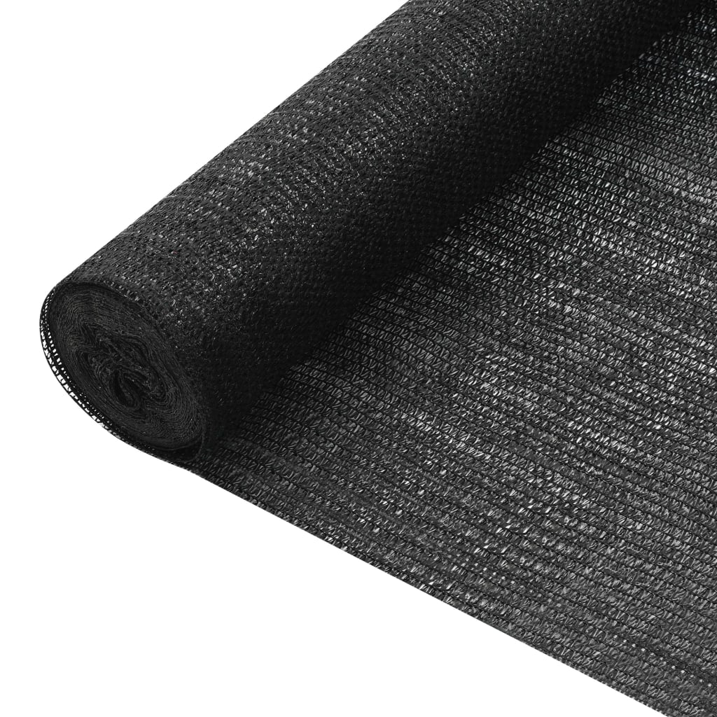 Mreža za privatnost crna 1,8 x 25 m HDPE 75 g/m²