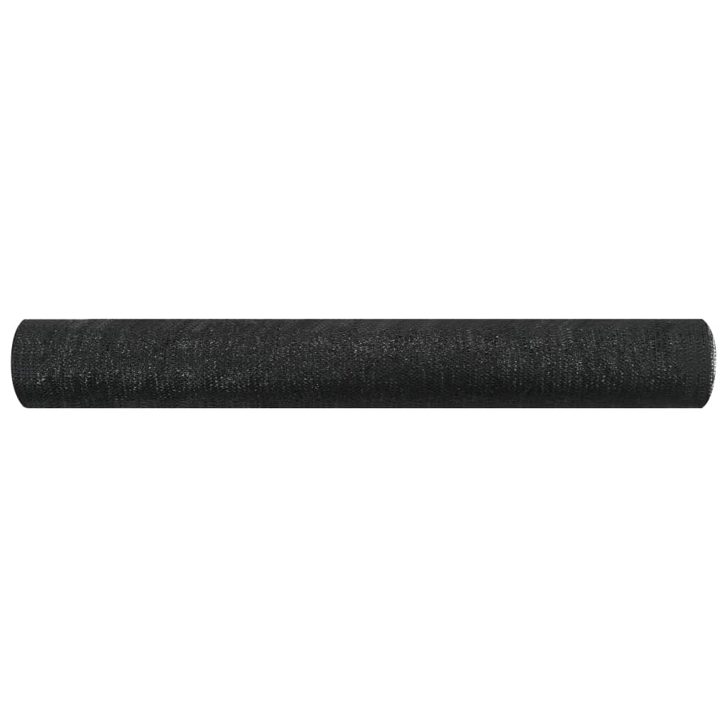 Mreža za privatnost crna 3,6 x 10 m HDPE 75 g/m²