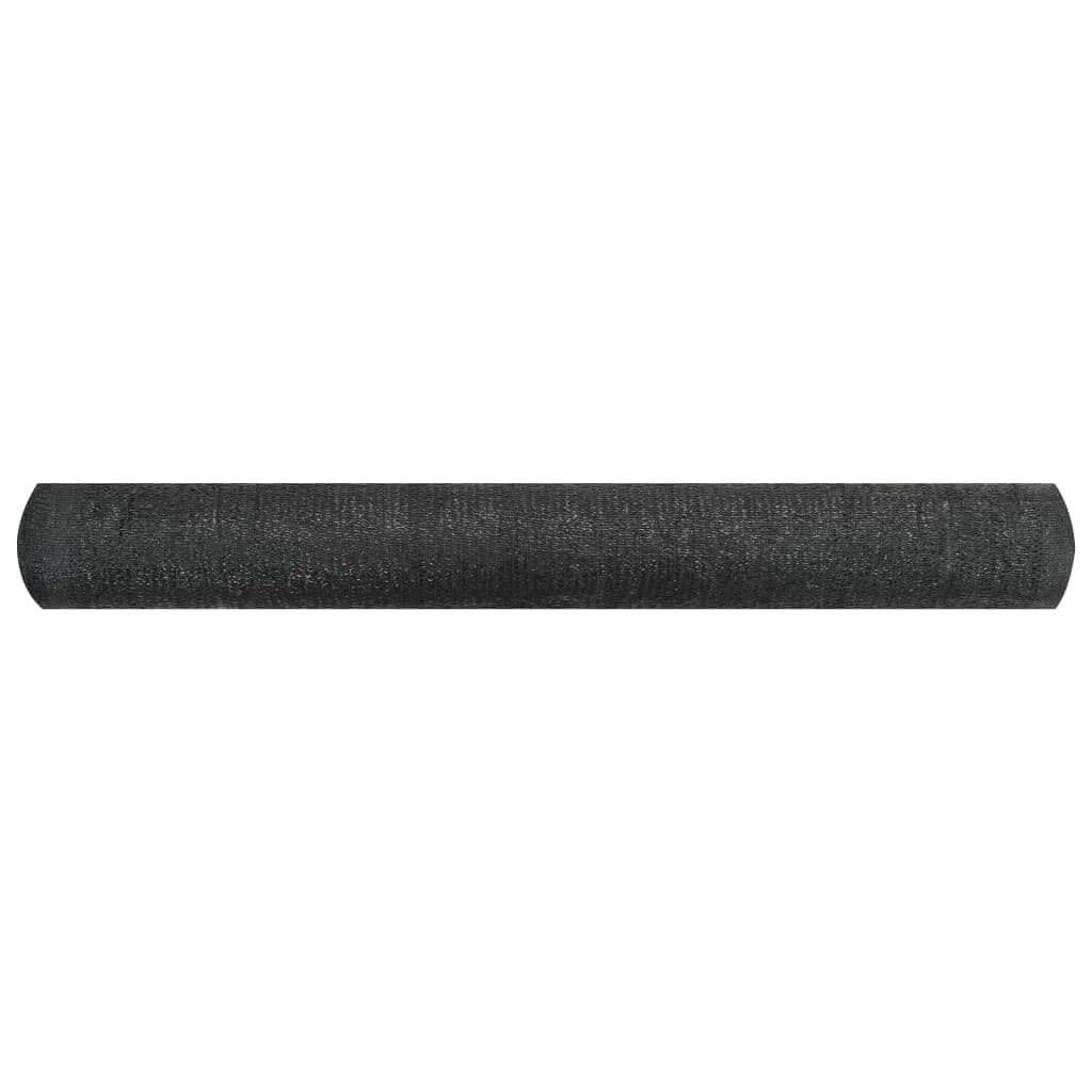 Mreža za privatnost crna 1,8 x 25 m HDPE 195 g/m²