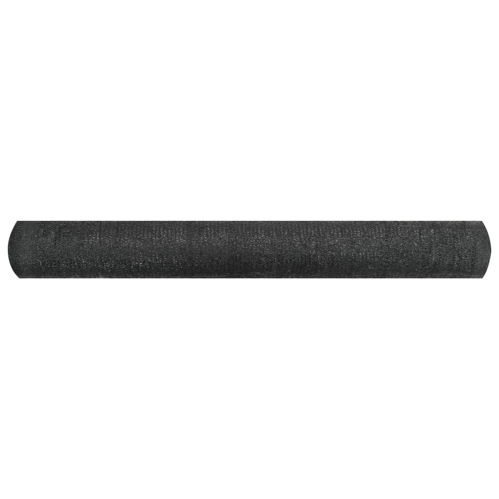 Mreža za privatnost crna 3,6 x 10 m HDPE 195 g/m²