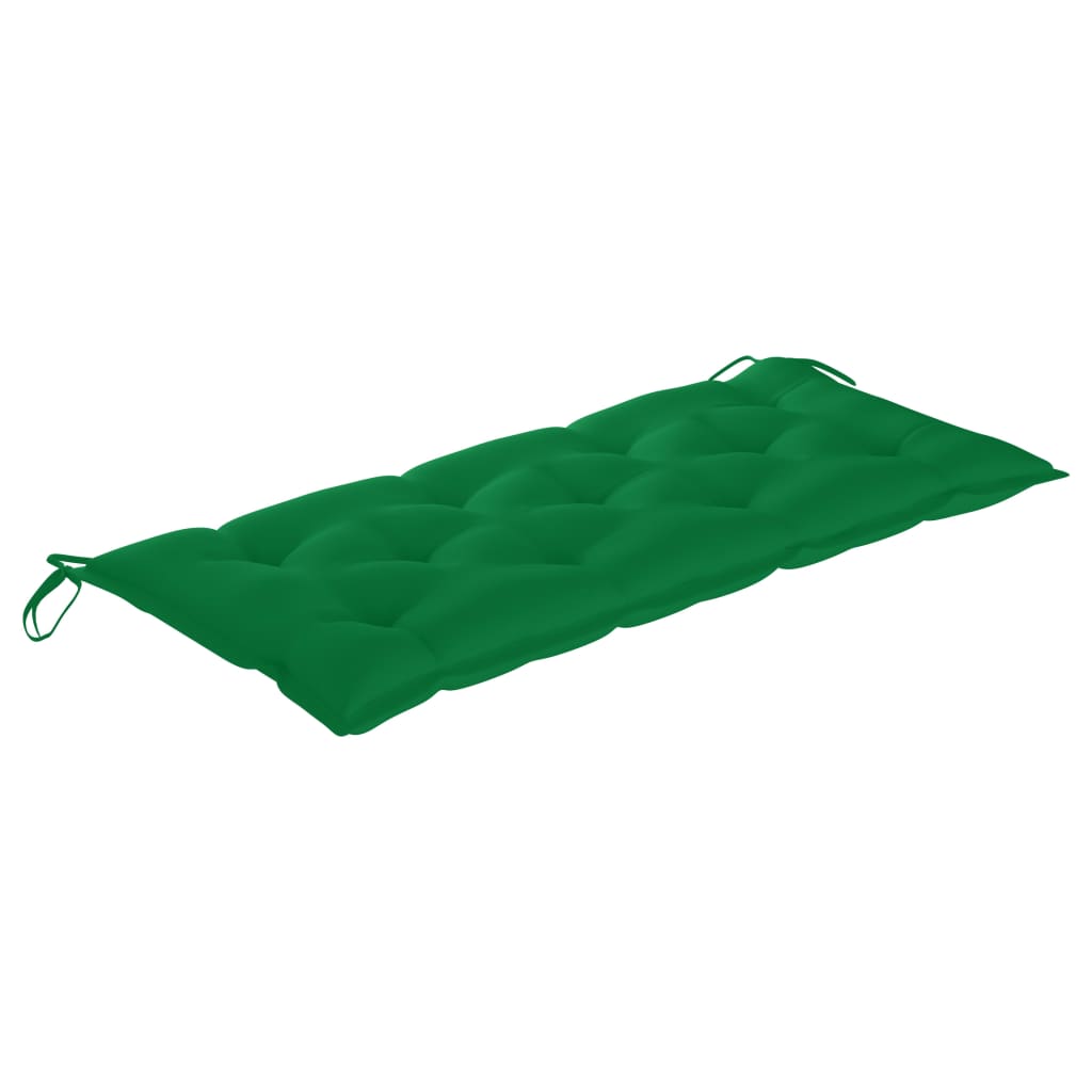 Sklopiva vrtna klupa s jastukom 118 cm od bambusa