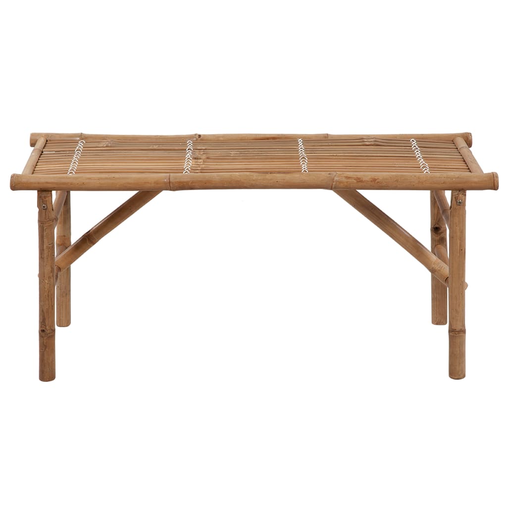 Sklopiva vrtna klupa s jastukom 118 cm od bambusa