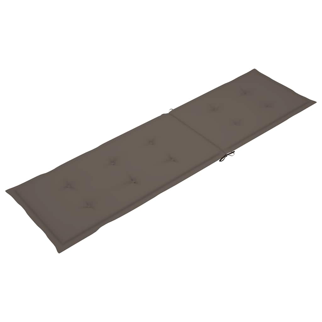 Vrtna ležaljka s osloncem za noge i jastukom bagremovo drvo
