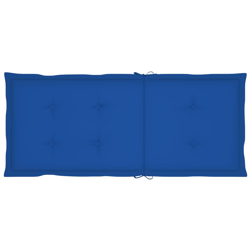 Nagibne vrtne stolice s jastucima 3 kom masivno bagremovo drvo