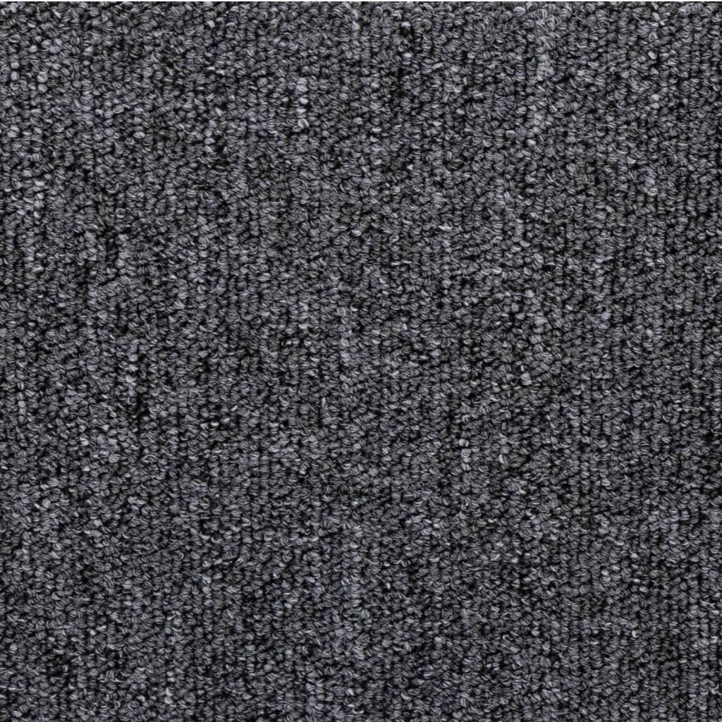 Prostirke za stepenice 15 kom 65x21x4 cm tamno sive pravokutne rubove