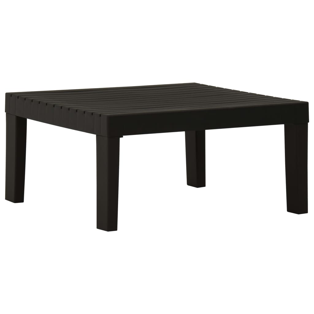 3-dijelna vrtna garnitura s jastucima plastična siva