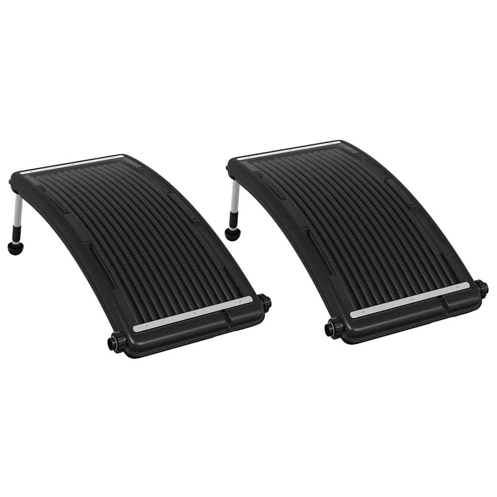 Zakrivljeni solarni paneli za grijanje bazena 2 kom 110 x 65 cm