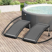 Zakrivljeni solarni paneli za grijanje bazena 2 kom 110 x 65 cm