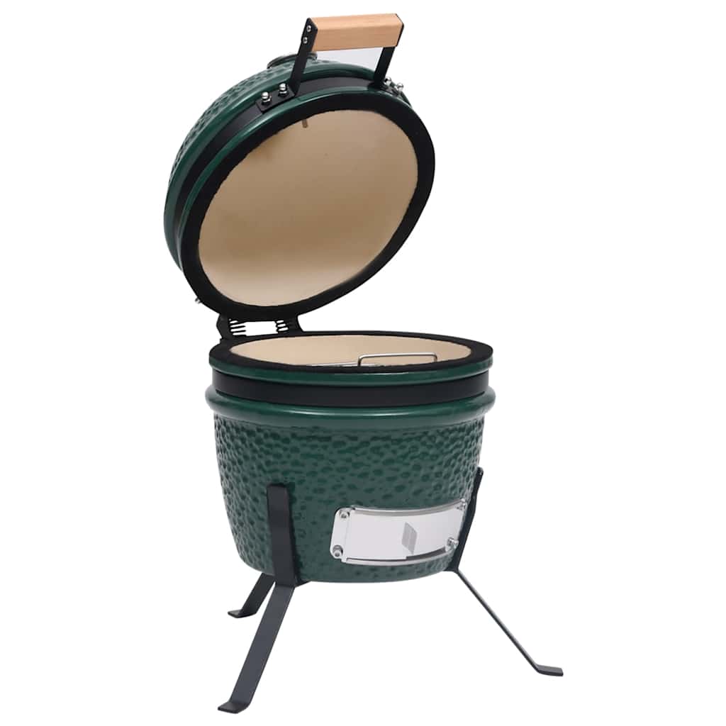 2-u-1 roštilj s pušnicom Kamado keramički 56 cm