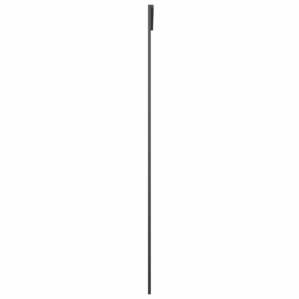 Klizna vrata od aluminija i stakla ESG 90 x 205 cm crna