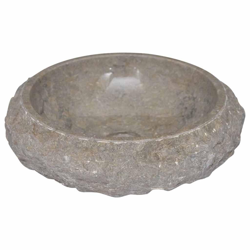 Umivaonik sivi Ø 40 x 12 cm mramorni Siva