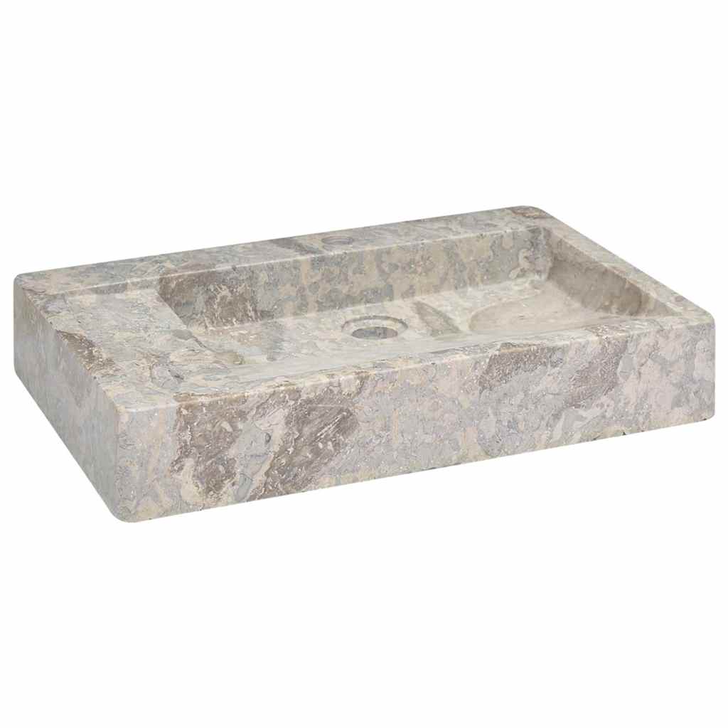 Umivaonik sivi 58 x 39 x 10 cm mramorni