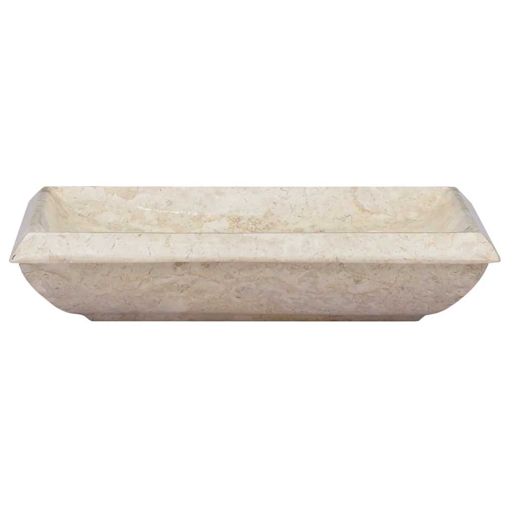 Umivaonik krem boje 50 x 35 x 10 cm mramorni