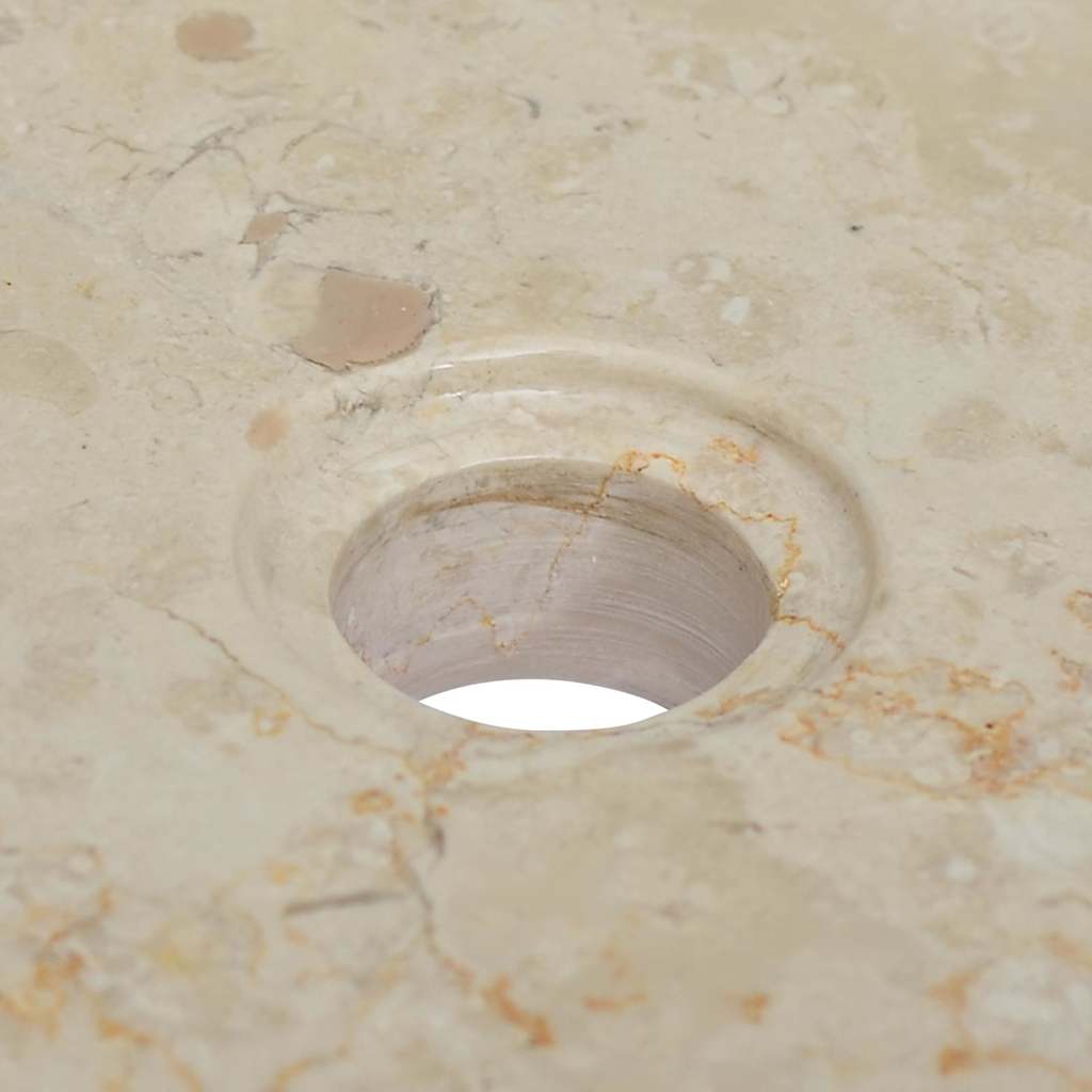 Umivaonik krem 40 x 40 x 10 cm mramorni