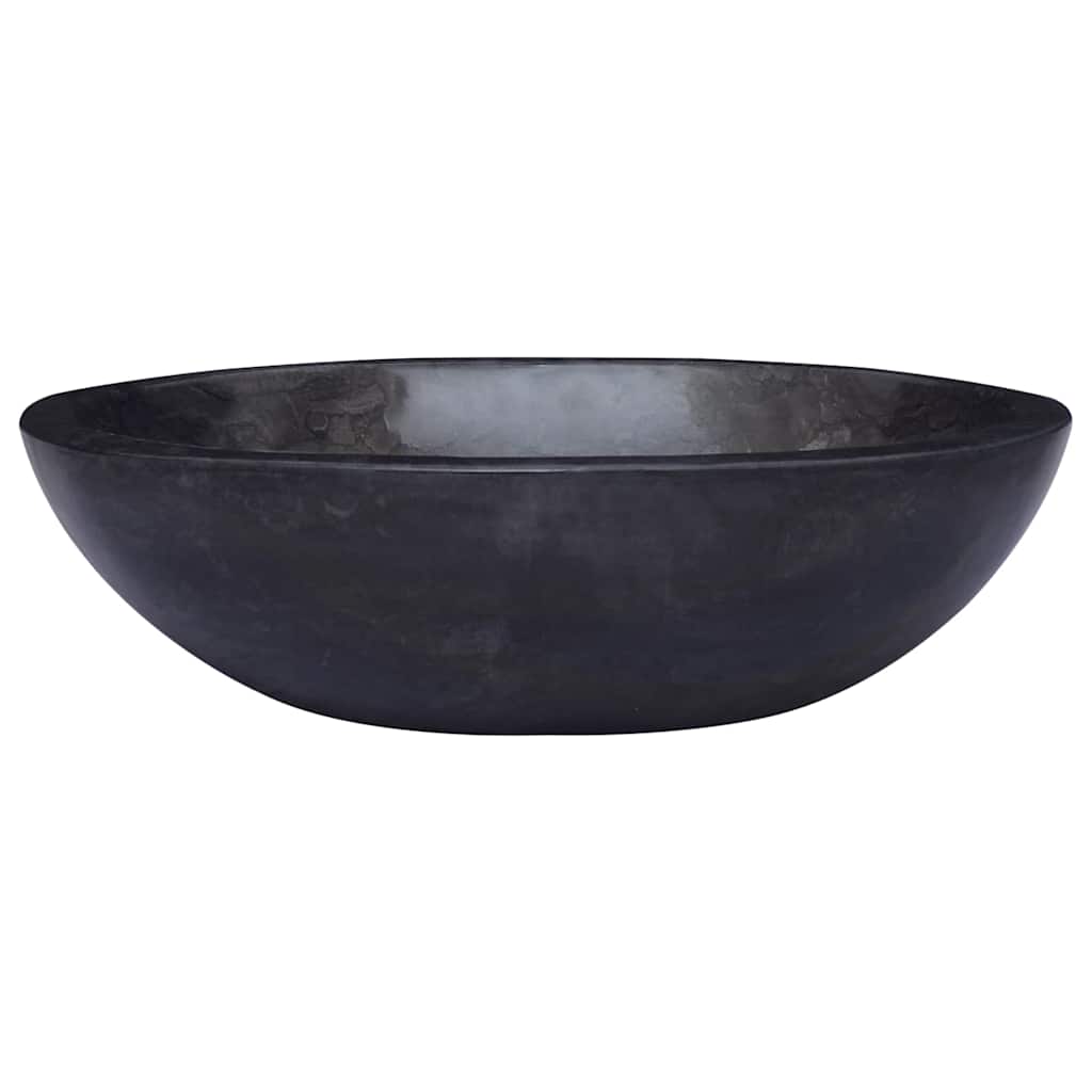 Umivaonik crni 53 x 40 x 15 cm mramorni
