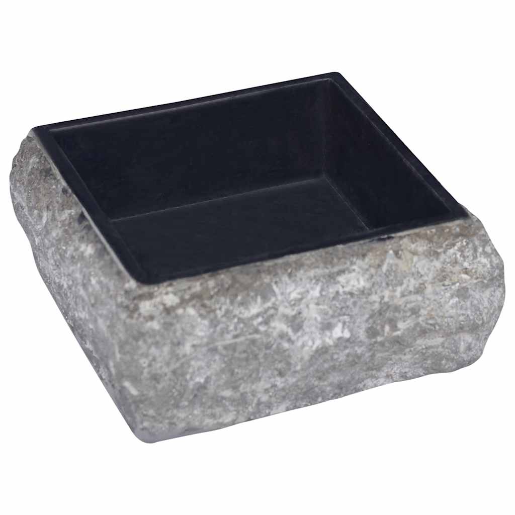 Umivaonik crni 30 x 30 x 13 cm mramorni