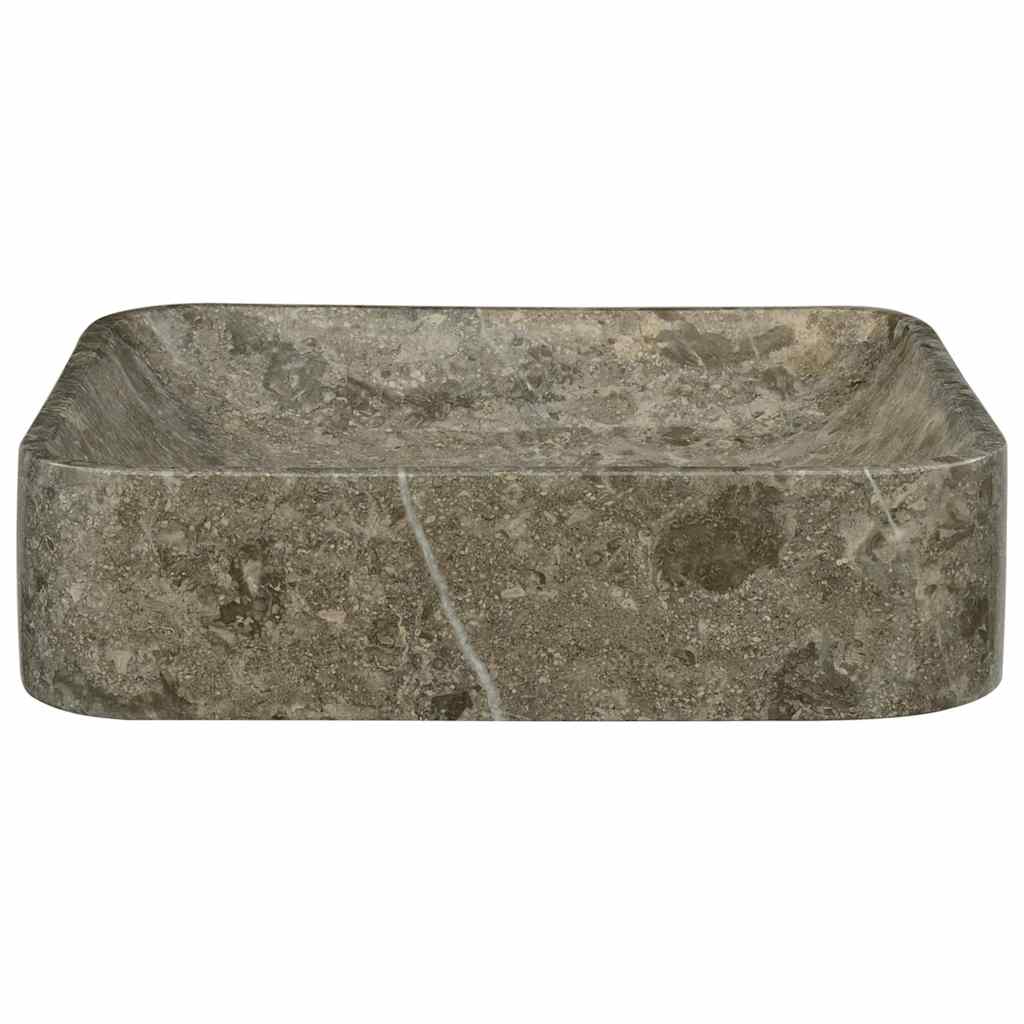 Umivaonik sivi 40 x 40 x 10 cm mramorni