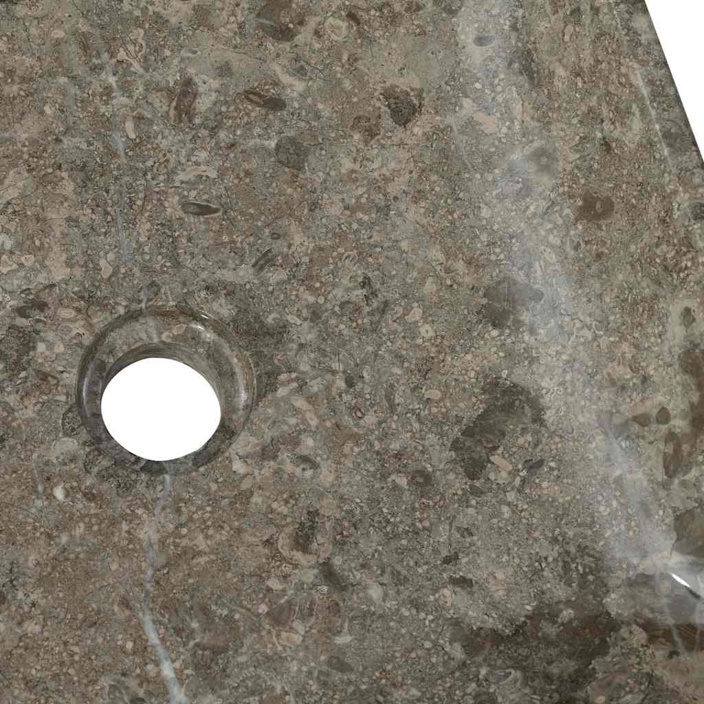 Umivaonik sivi 40 x 40 x 10 cm mramorni
