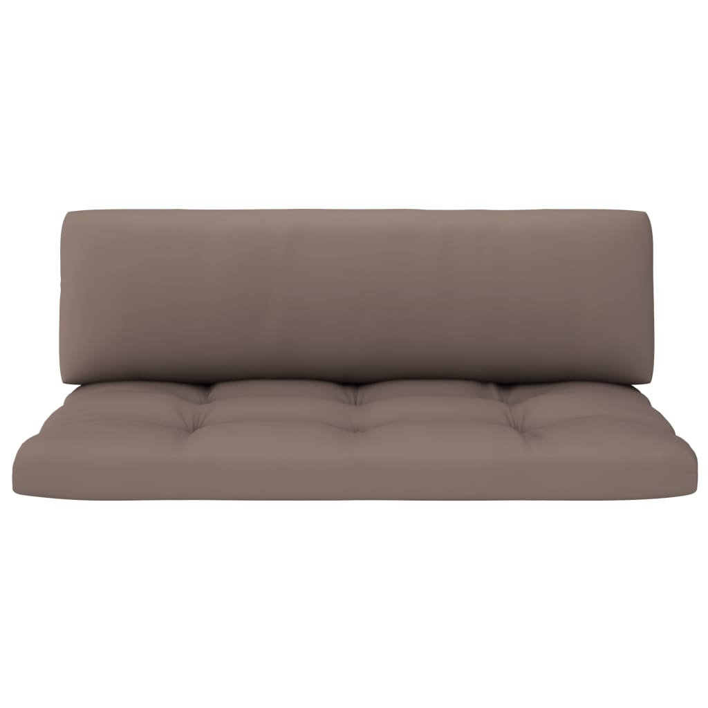 Srednja vrtna sofa od paleta od bijelo impregnirane borovine