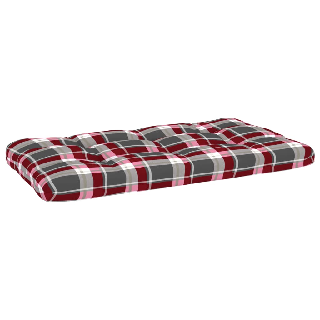 Srednja vrtna sofa od paleta od bijelo impregnirane borovine