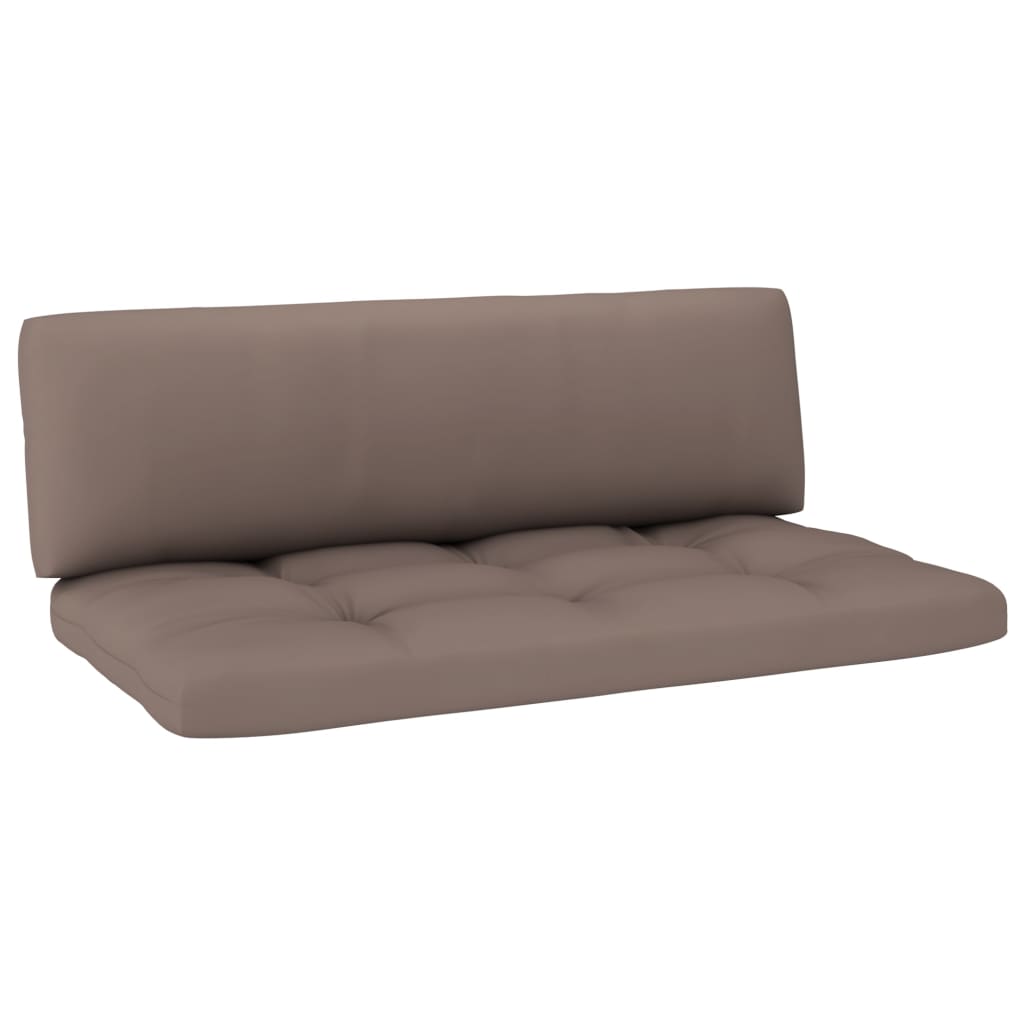 Srednja vrtna sofa od paleta od crno impregnirane borovine