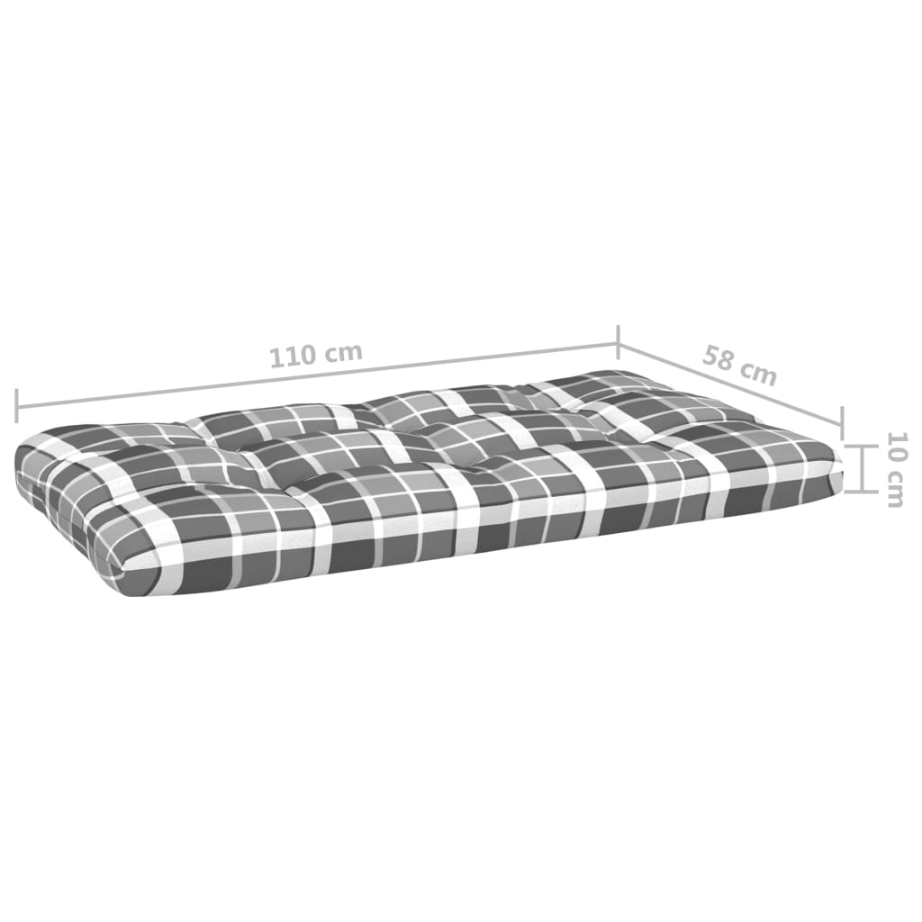 Srednja vrtna sofa od paleta boja meda od impregnirane borovine