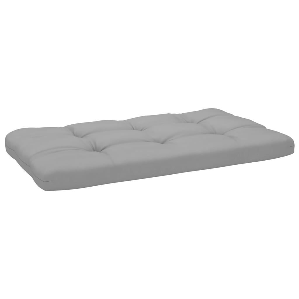 Kutna vrtna sofa od paleta od sivo impregnirane borovine