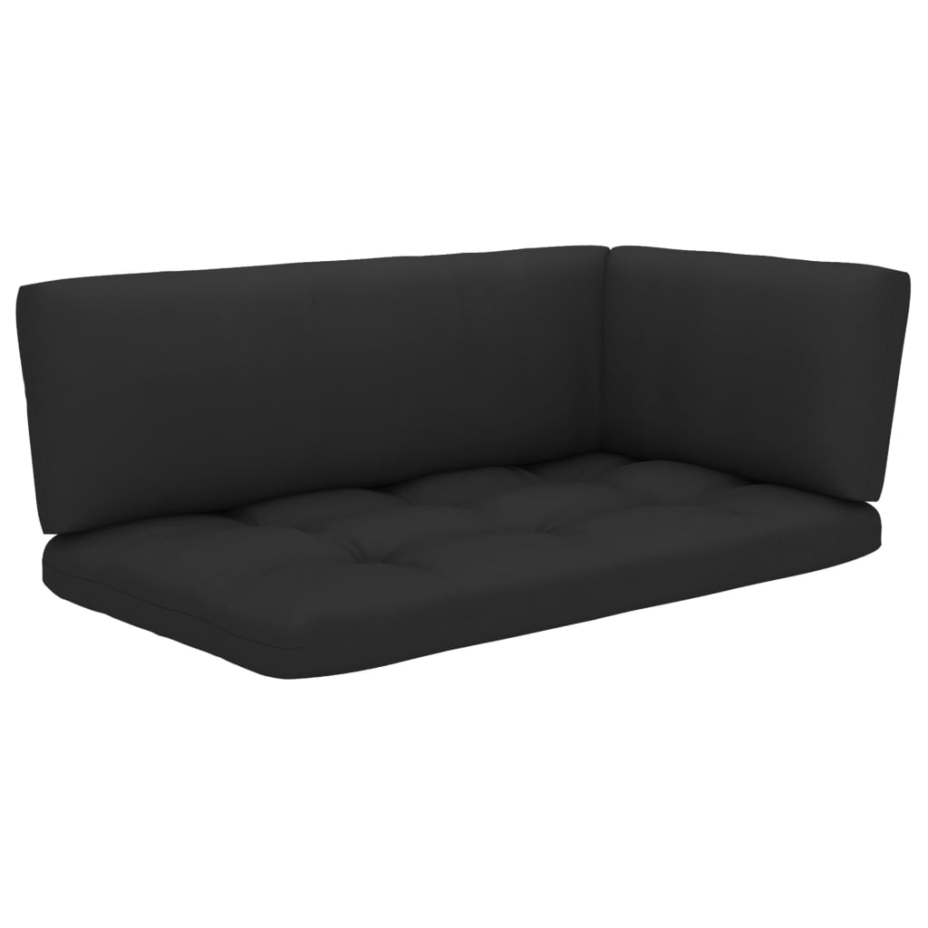 Kutna vrtna sofa od paleta od bijelo impregnirane borovine