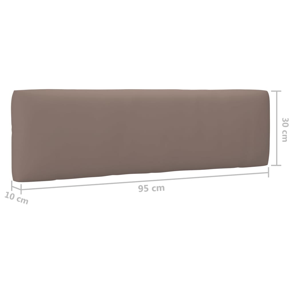 Kutna vrtna sofa od paleta od bijelo impregnirane borovine