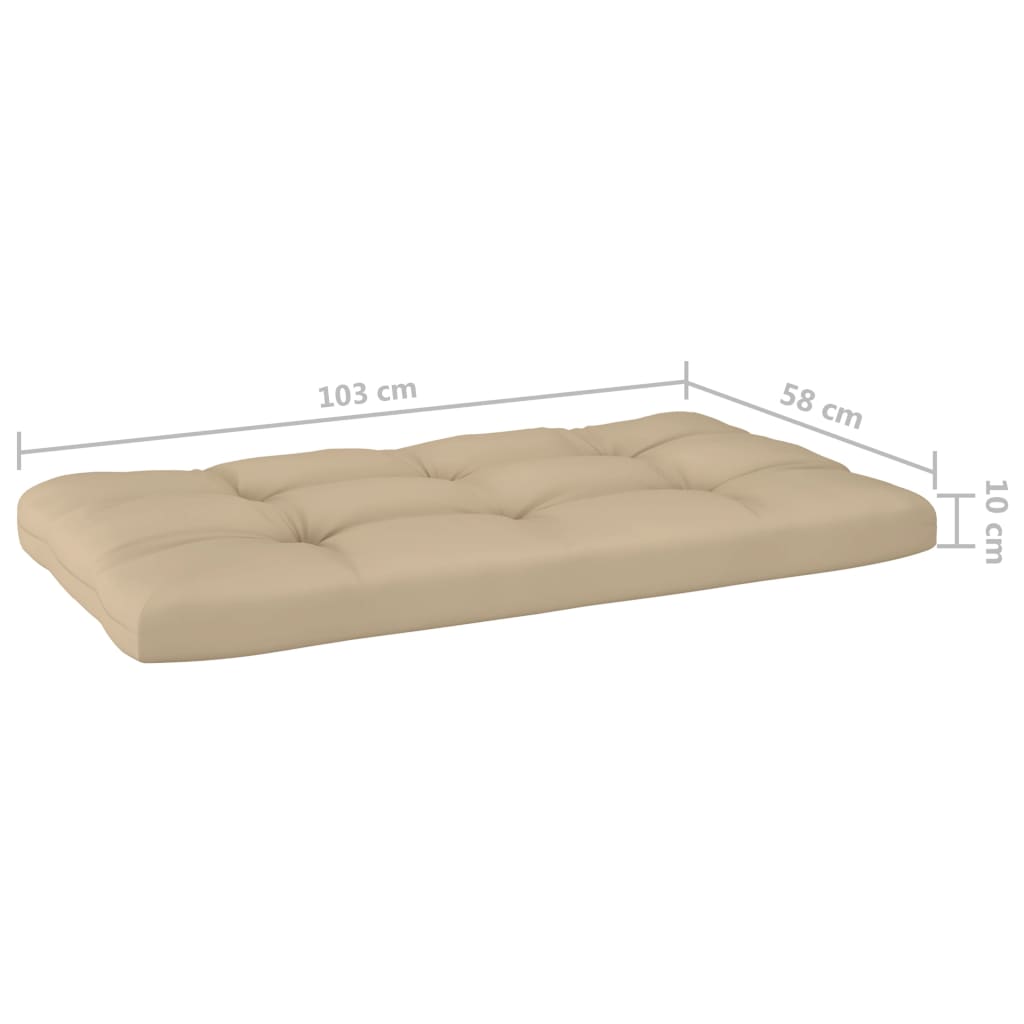Kutna vrtna sofa od paleta boja meda od impregnirane borovine