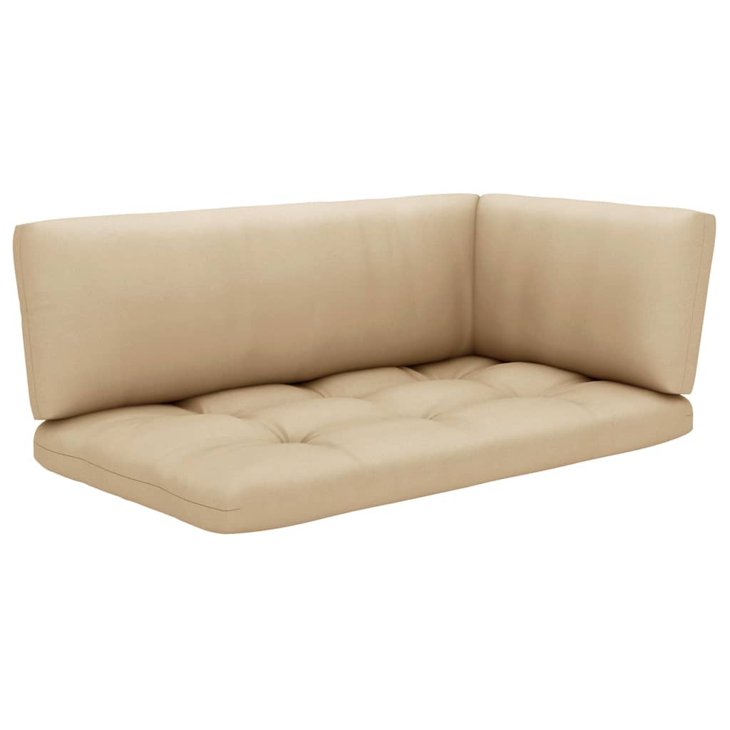 Kutna vrtna sofa od paleta boja meda od impregnirane borovine
