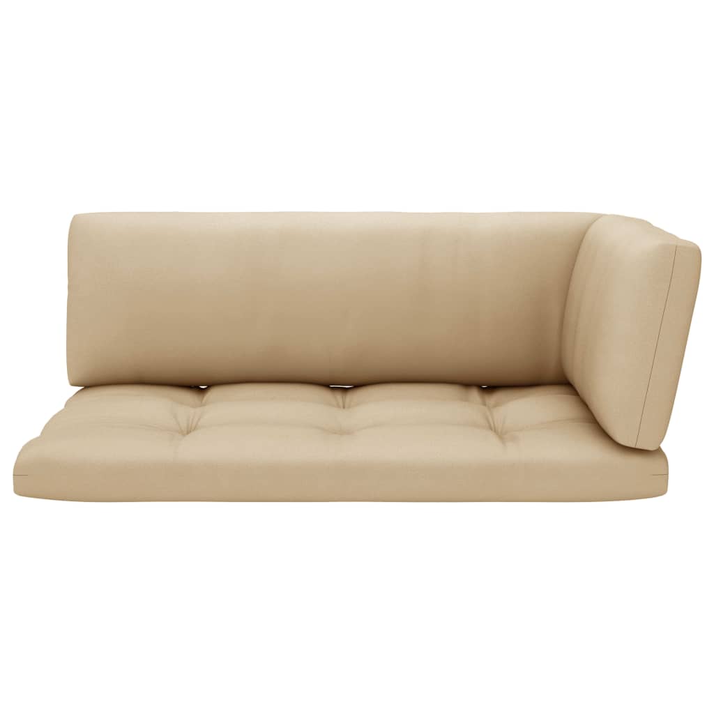 Kutna vrtna sofa od paleta boja meda od impregnirane borovine