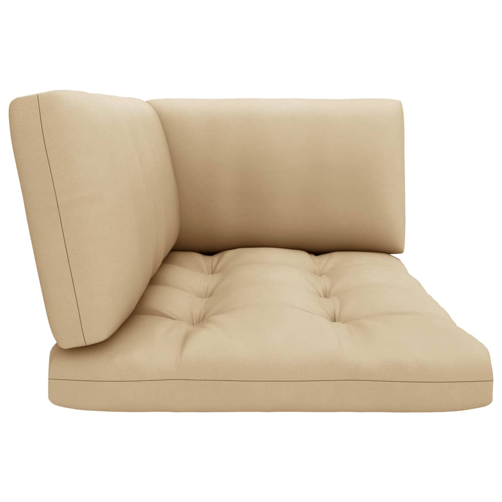 Kutna vrtna sofa od paleta boja meda od impregnirane borovine