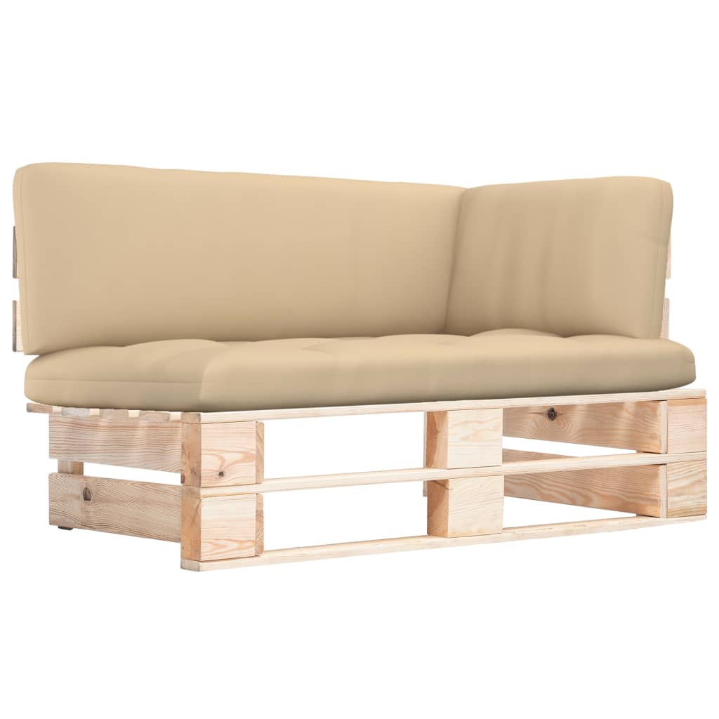 Srednja vrtna sofa od paleta od impregnirane borovine